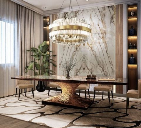 Dining Room | Top 20 Luxury Dining Tables And Chairs | Milan Design Agenda. pertaining to Luxury Dining Table For Large Families